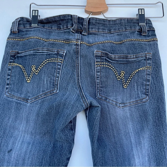 Y2K Wet Seal low rise jeans sz Jr 5 - Picture 5 of 8